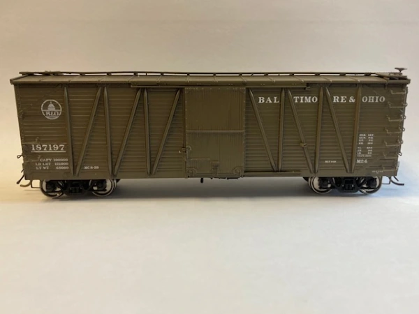 B&O M-24 USRA 40′ Boxcar – Achieving a Color Shift on a Rapido Model